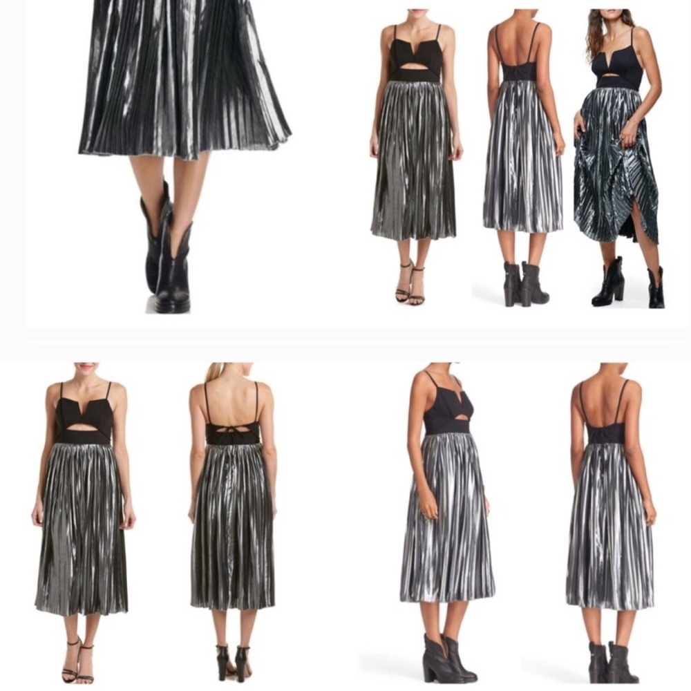 Free People pleated dress - Picture 3 of 4